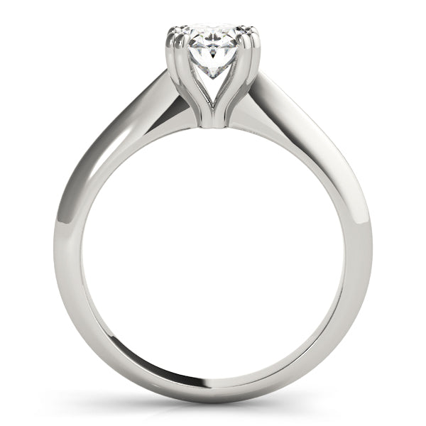Ava Oval Lab Grown Diamond Solitaire Engagement Ring IGI Certified-VIRABYANI
